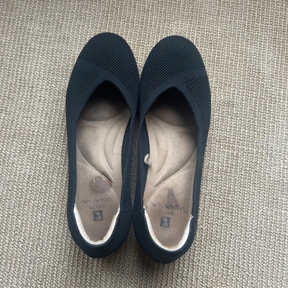 White Mountain black synthetic ballet flats - Picture 4 of 5